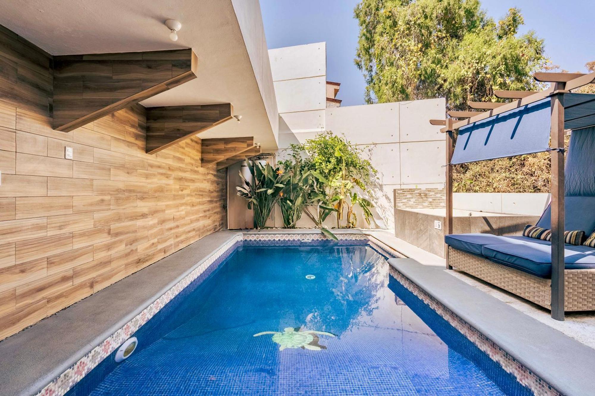 Loft Arte Y Diseno Alberca Climatizada, Amenidades Y Lujo, Terraza Privada Con Asador De Carbon, Cuernavaca Somos Los Unicos Que Te Ofrecemos Para Tu Uso Personal Y Exclusivo 2 Jacuzzis Con Agua Caliente Y Sistema De Hidromasaje Tipo Spa Extérieur photo